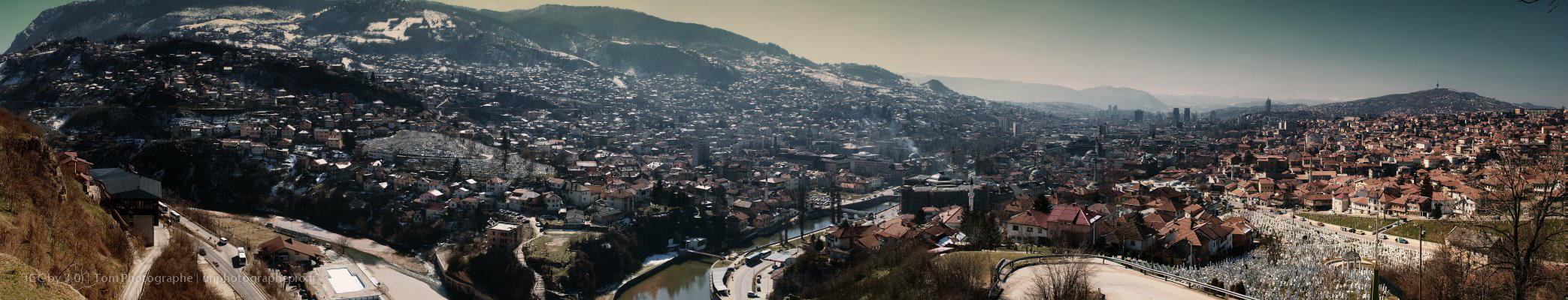 Panorama Sarajeva i okolnih brda